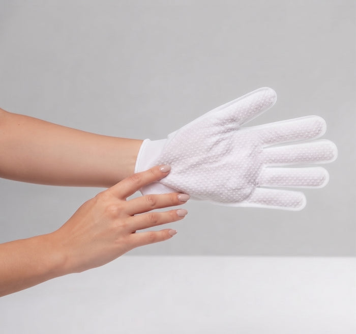 Slip on the glove